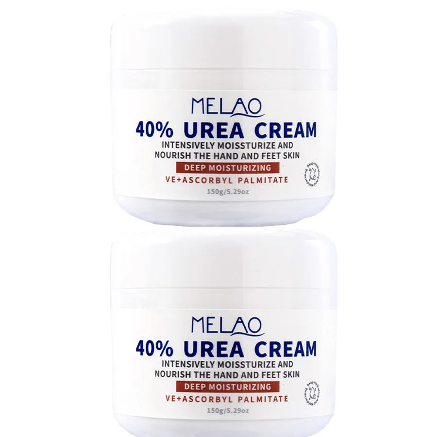 Foot Cream Urea Cream 40% plus Salicylic Acid 2% Soften Cracked Feet Moisturizing Gentle Exfoliating Daily Foot Care Solution Peaceful Pleasures Health and Wellness 150gx2 pieces