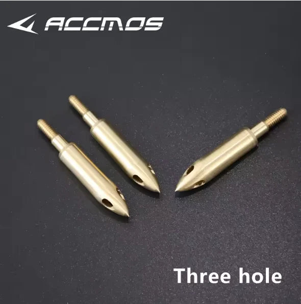 6 12 Arrowheads Whistle Point Tips Hunting Archery Copper-iron