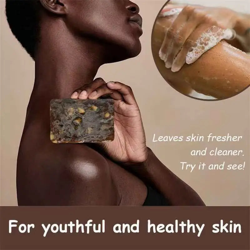 African Black Coffee Soap with Shea Butter & Cocoa – 5.29oz