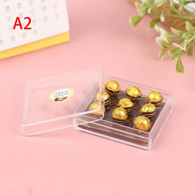 1:12 Dollhouse Miniature Chocolate Gift Box Resin Food Model