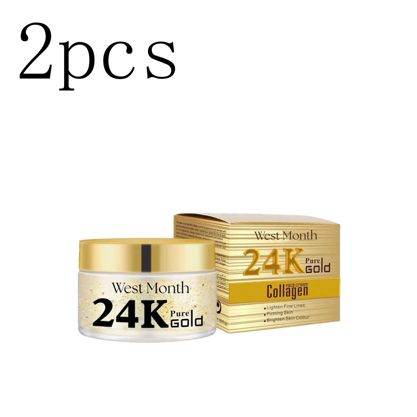 24K Gold Collagen Face Cream – Brightening & Firming
