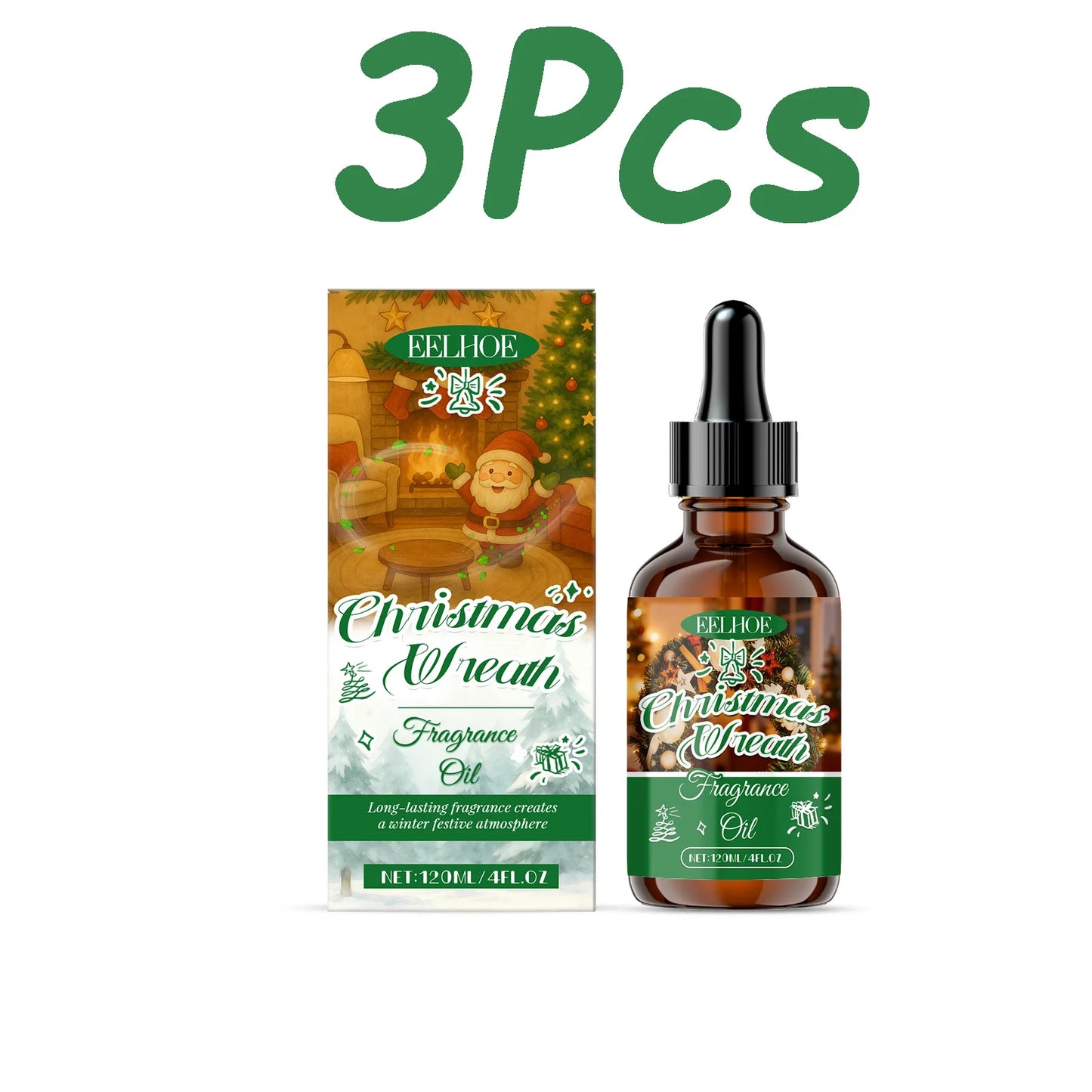 Christmas Aromatherapy Essential Oil 120ml – Holiday Diffuser