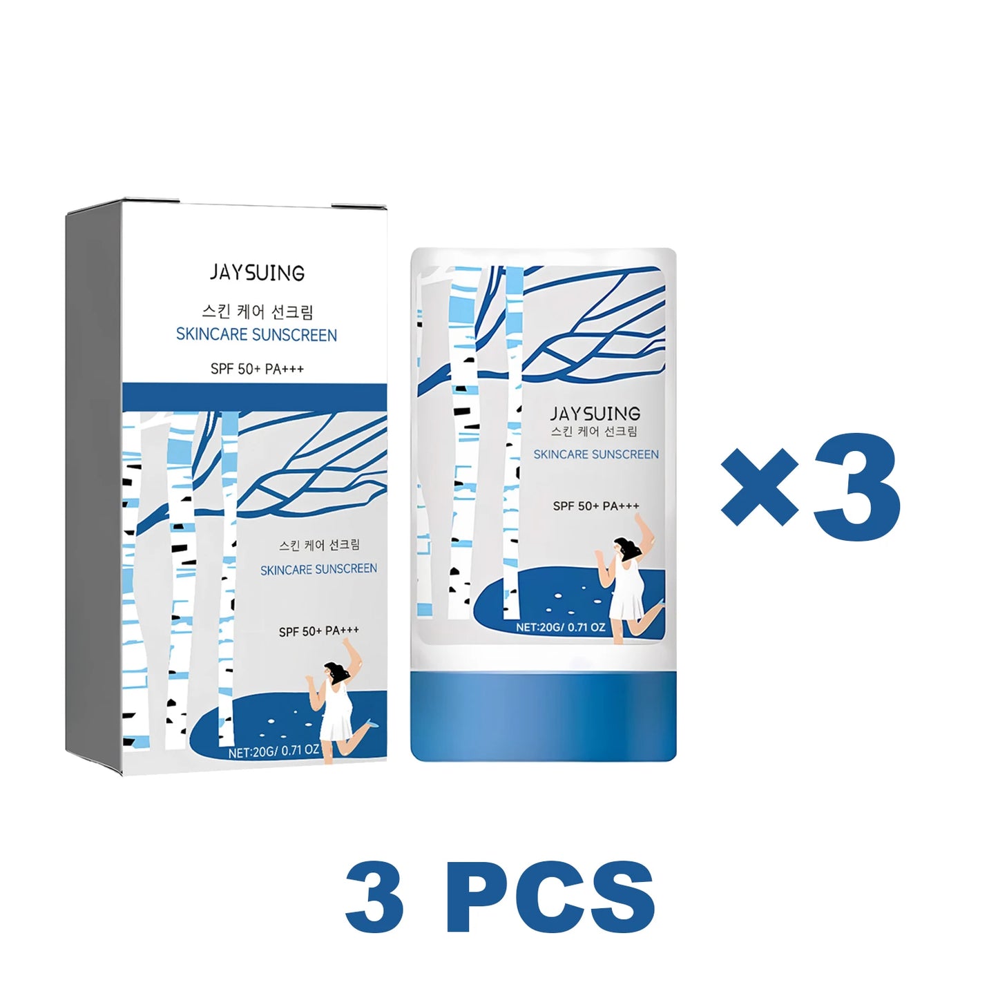 Jaysuing SPF 50+ Sunscreen Stick | Moisturizing & Waterproof