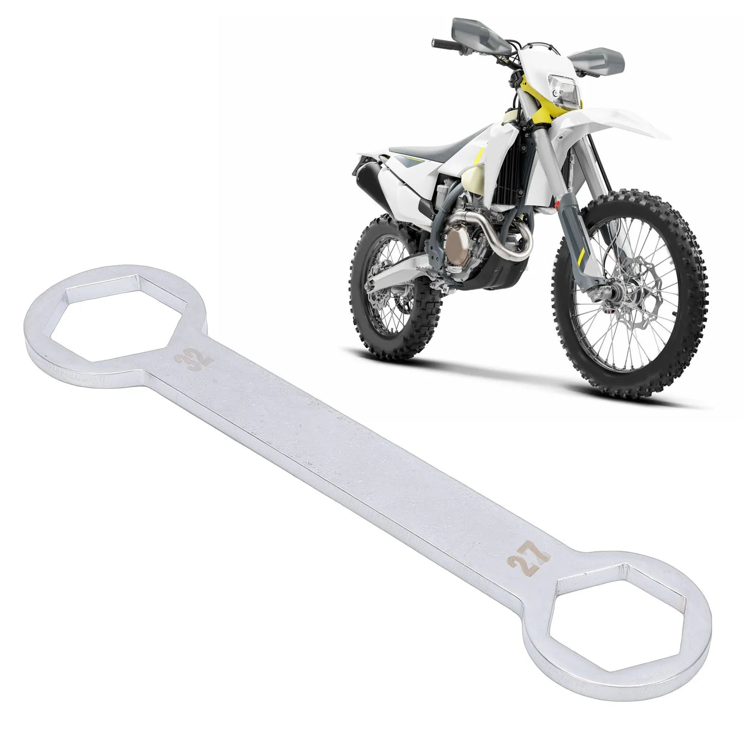 27mm x 32mm CRV Combo Axle Wrench – KTM Husqvarna Adventure