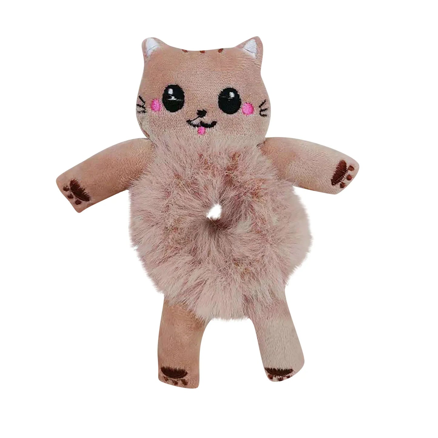 Cute 3D Cartoon Plush Hair Tie for Girls & Women | Ponytail