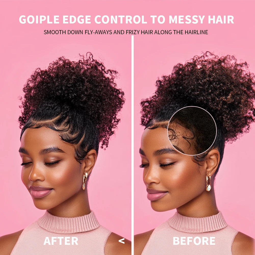 Lakerain Edge Control Hair Cream – Anti-Frizz Curl Defining Gel Edge Control Hair Gel Peaceful Pleasures Health and Wellness