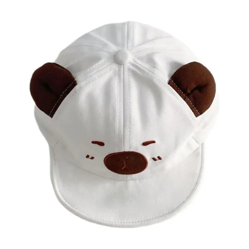 Capybara Baby Sun Hat | Breathable Cotton Baseball Cap for Toddlers