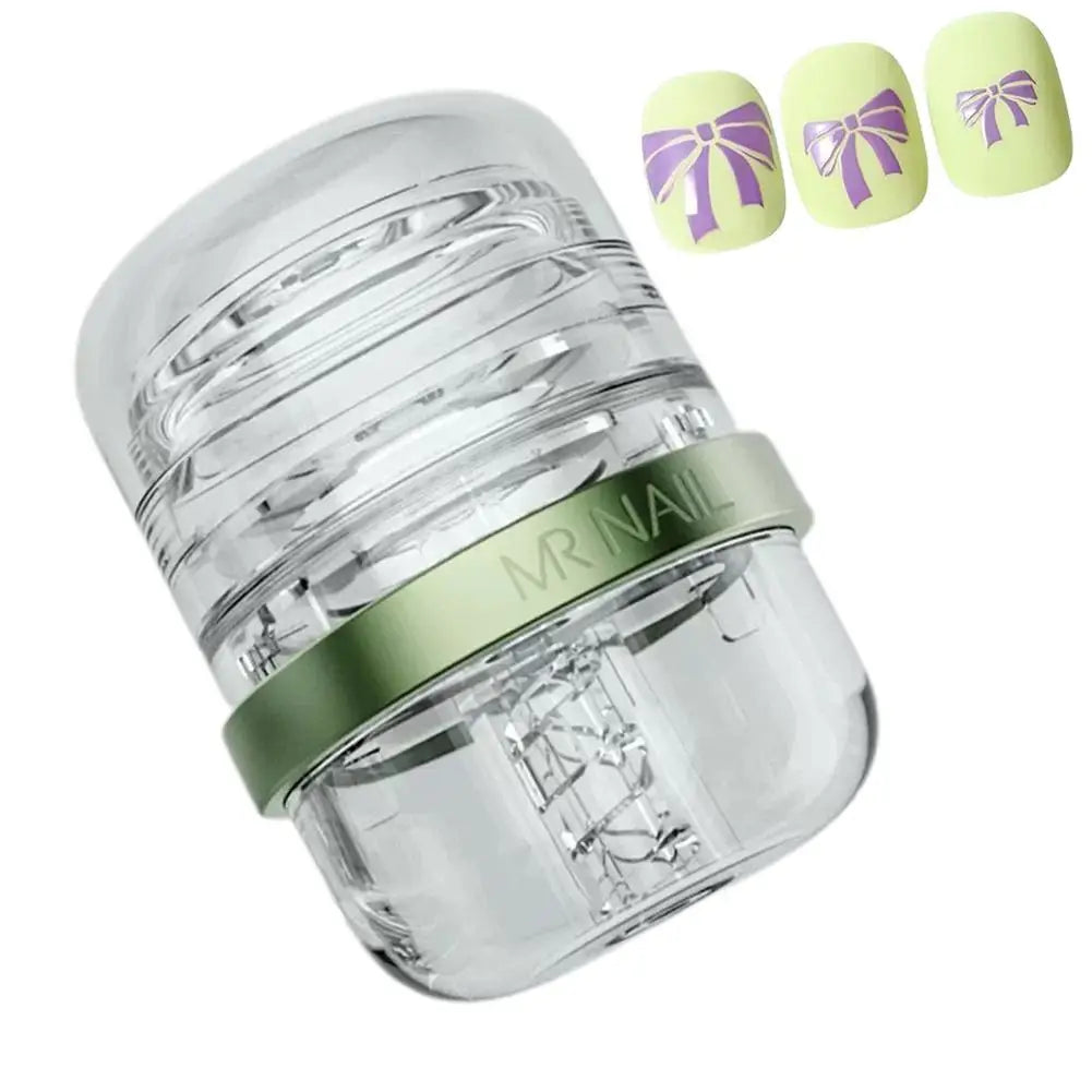 Nail Art Stamping Tools DIY Manicure Pattern Transfer Printing Tool Silicone Stamper Nail Art Styling Tools for Home Salon Peaceful Pleasures Health and Wellness
