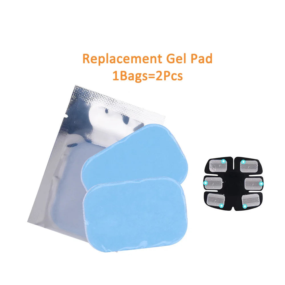 Abs Trainer EMS Abdominal Muscle Stimulator Wireless Electric Toning Belt USB Recharge Weight Loss Home Gym Fitness Equiment Hot Peaceful Pleasures Health and Wellness Pad gels