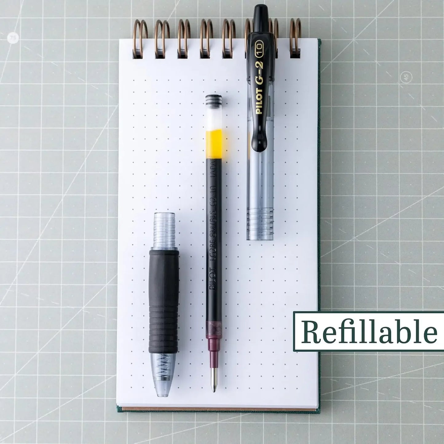 Premium Black Gel Pens with 1mm Bold Point, Comfort Grip for Smooth Writing, Quick-Drying Ink Peaceful Pleasures Health and Wellness