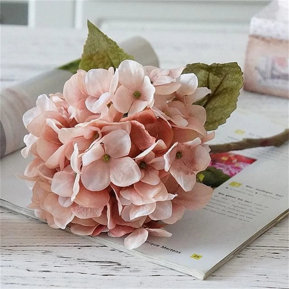 Silk Hydrangea Artificial Flowers Bundle | Wedding & Home Decor