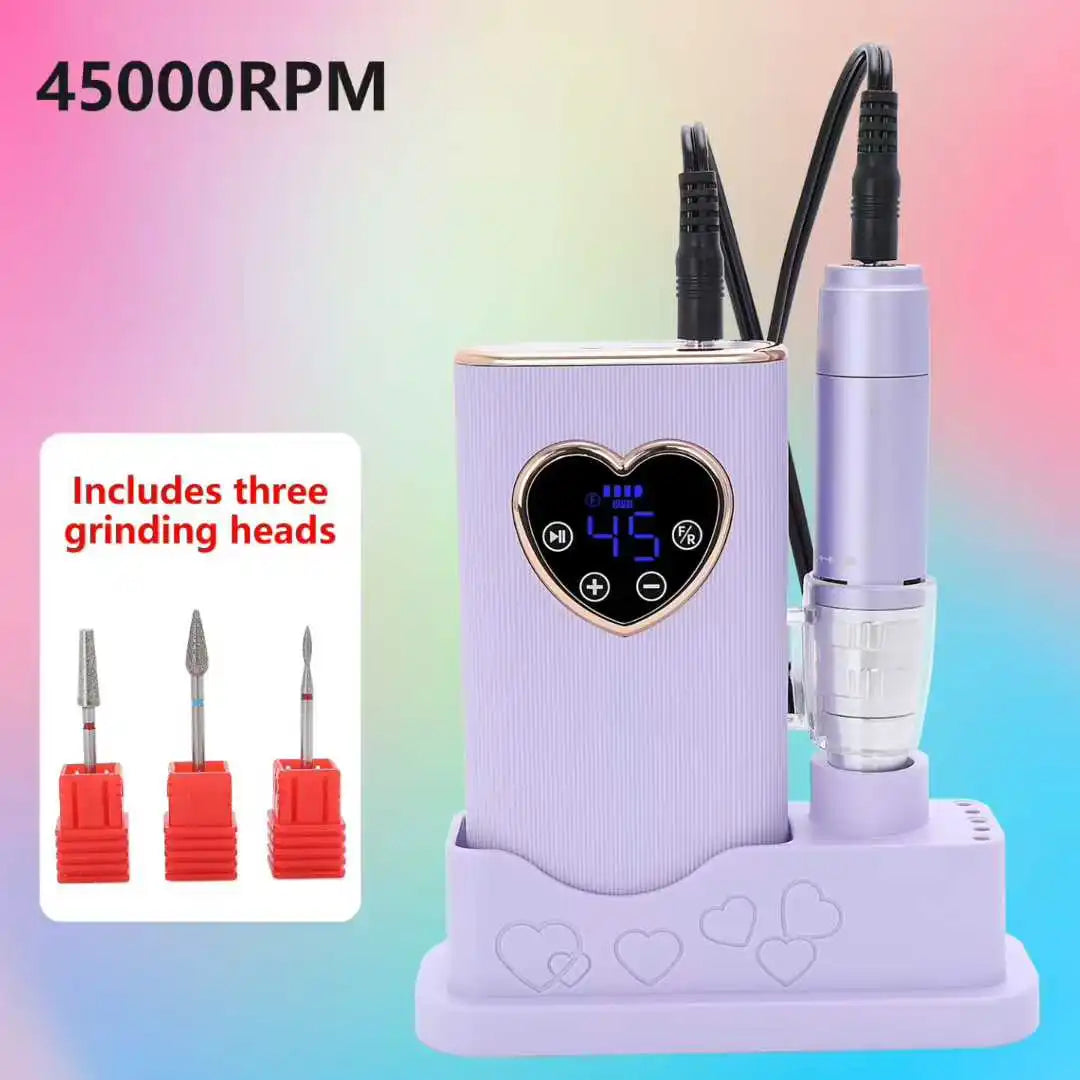 45,000 RPM Rechargeable Electric Nail Drill | Professional Manicure