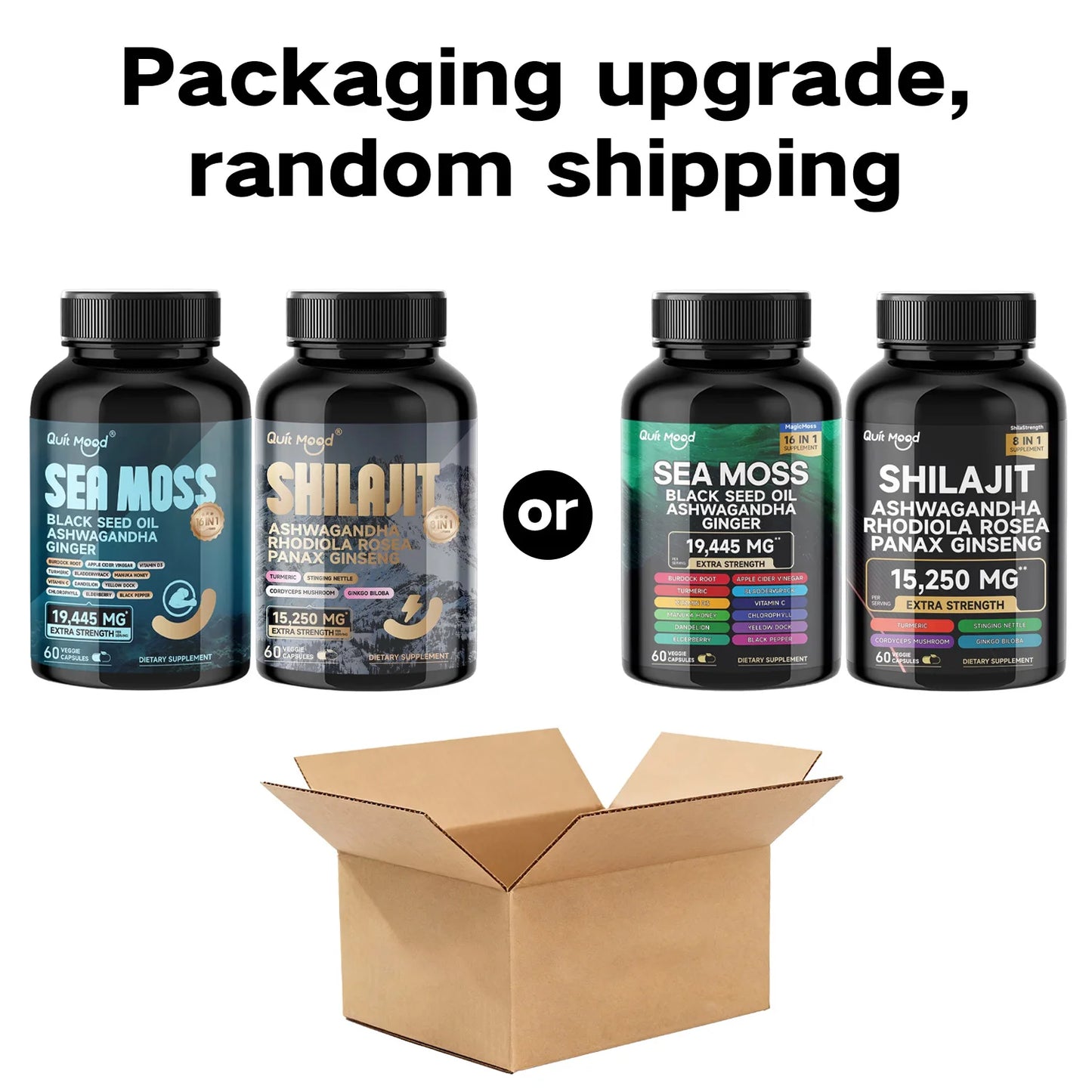 Sea Moss & Shilajit High Potency Bundle – 120 Capsules Peaceful Pleasures Health and Wellness