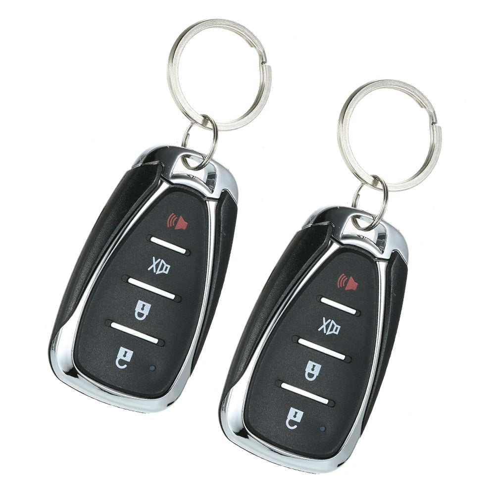KKMOON Car Alarm Anti-Theft System | 2 Remotes, Siren & Wiring
