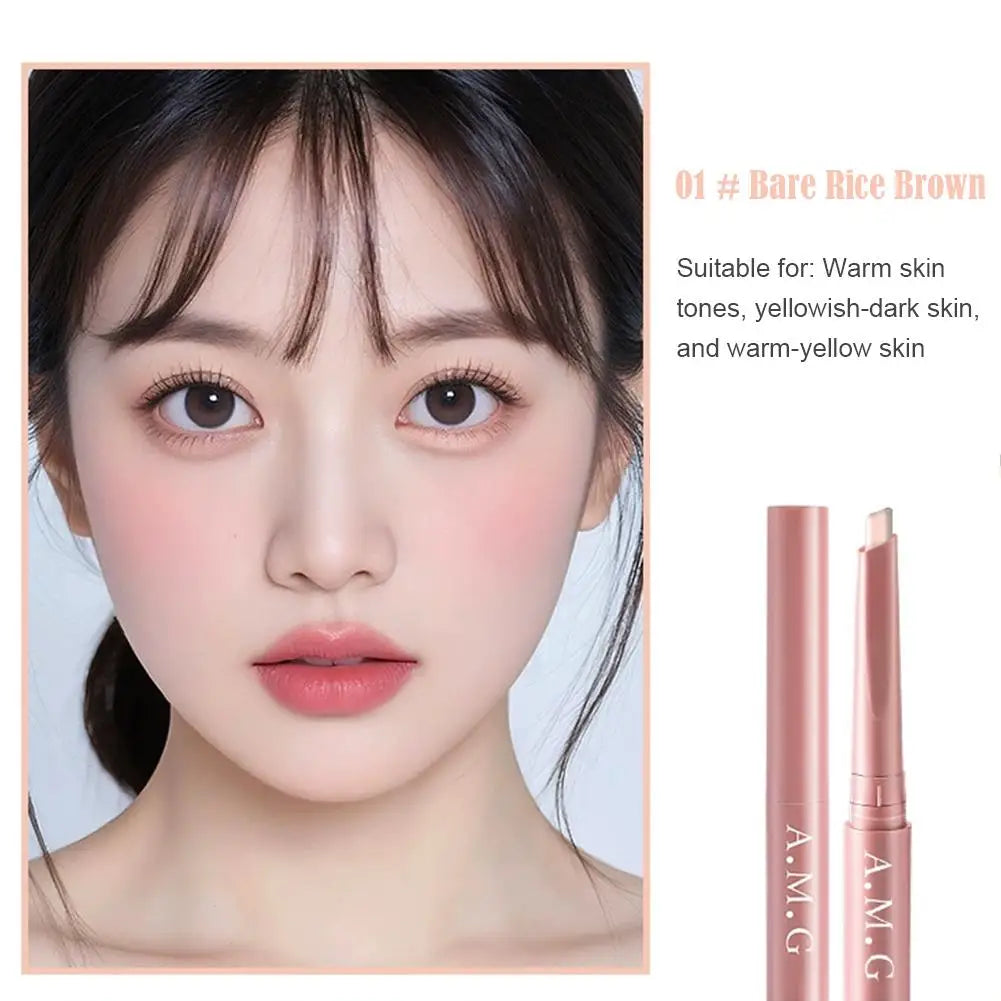 Double-Ended Silkworm Eyeliner & Under-Eye Highlighter Pen with Brush Peaceful Pleasures Health and Wellness 01