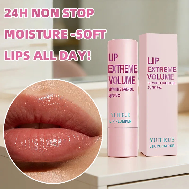 YUITIKUE Lip Plumper Stick – Hydrating Non-Sticky Lip Balm