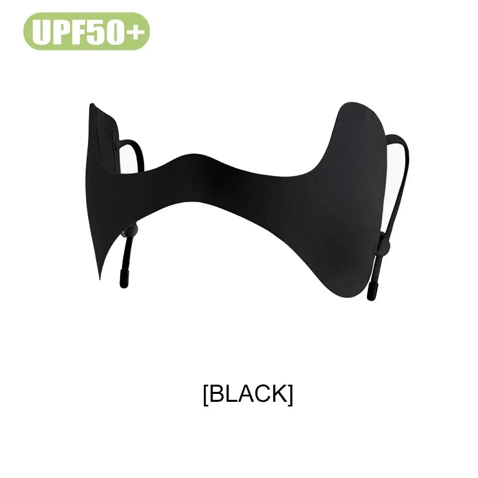 UPF 50+ Ice Silk Cooling Butterfly Face Mask – Sun Protection