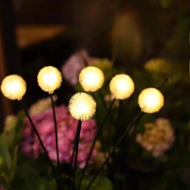 Solar Dandelion Ball Lights – Outdoor Lawn & Garden Decor