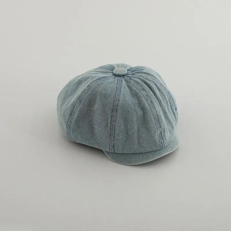 Kids Newsboy Cap | Soft Cotton Baby Toddler Hat Spring Autumn