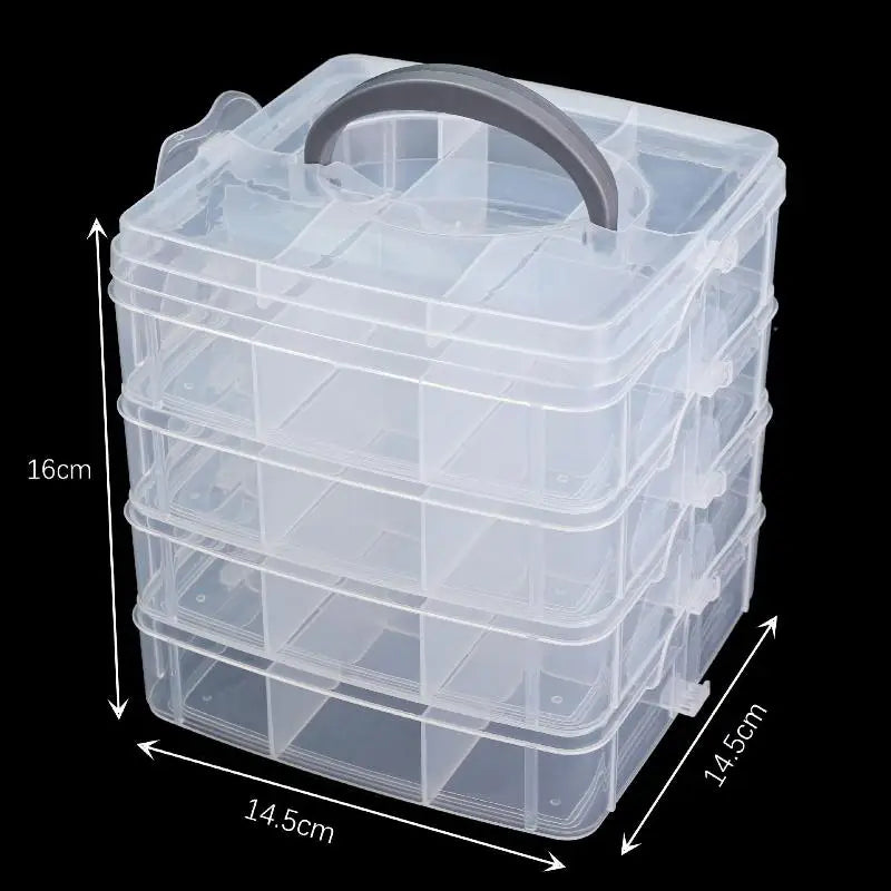 Clear Minimalist Storage Box | Dustproof Jewelry & Small Item Organizer