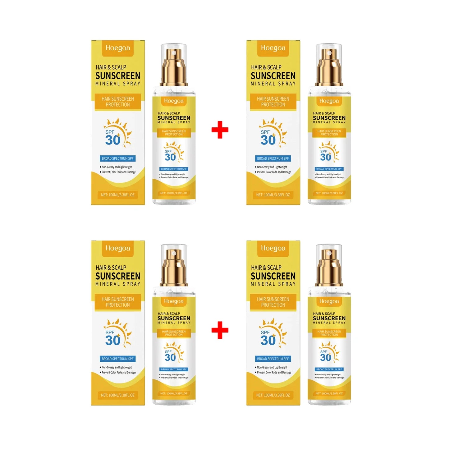 HOEGOA Hair & Scalp UV Protection Spray | Color-Safe 100ml