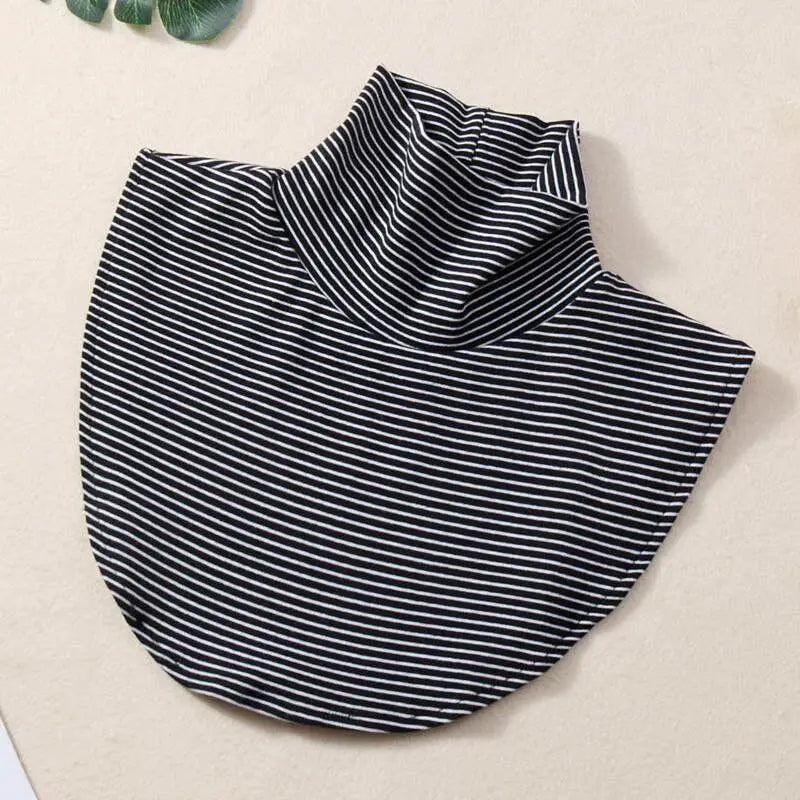 Detachable Turtleneck Collar Insert | Stretch Knit Layering Piece
