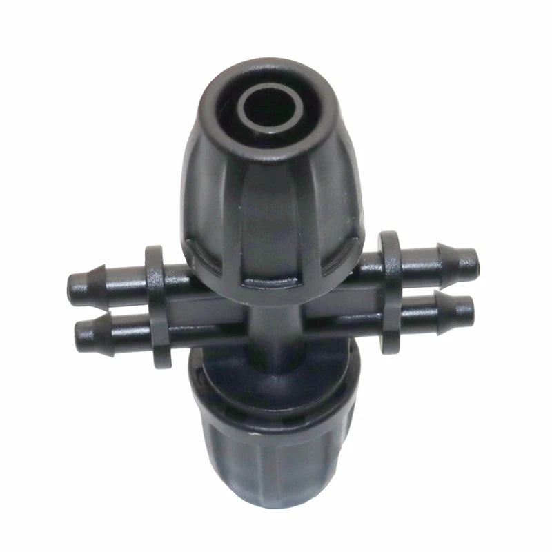 Watering Hose splitters Lock Nut 8/11mm to 4/7mm 6-way hose connector Garden Drip Irrigation Fittings 5Pcs garden hose connector Peaceful Pleasures Health and Wellness