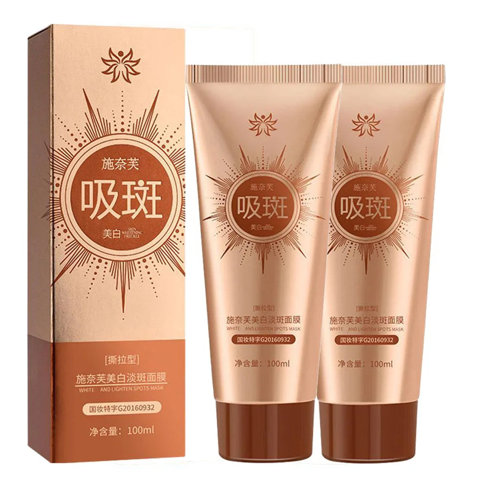 Anti-Blemish Brightening Peel-Off Face Mask 100ml – Deep Pore Cleansing & Glowing Skin (2/3pcs) Peaceful Pleasures Health and Wellness 100ml X2