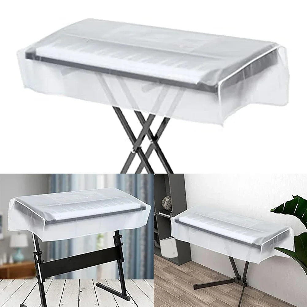 Electronic Keyboard Dust Cover – 61–76 Key Waterproof PEVA
