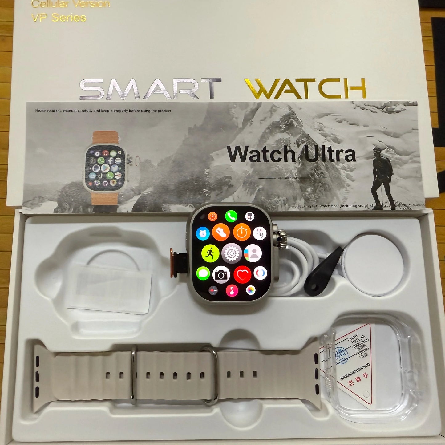 Zestbolt DW100 Pro+ 4G Android Smartwatch 2.29" AMOLED GPS WiFi