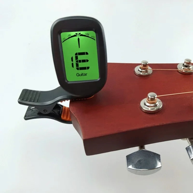 Professional Clip-on 360 Degree Acoustic Guitar Tuner LCD Screen