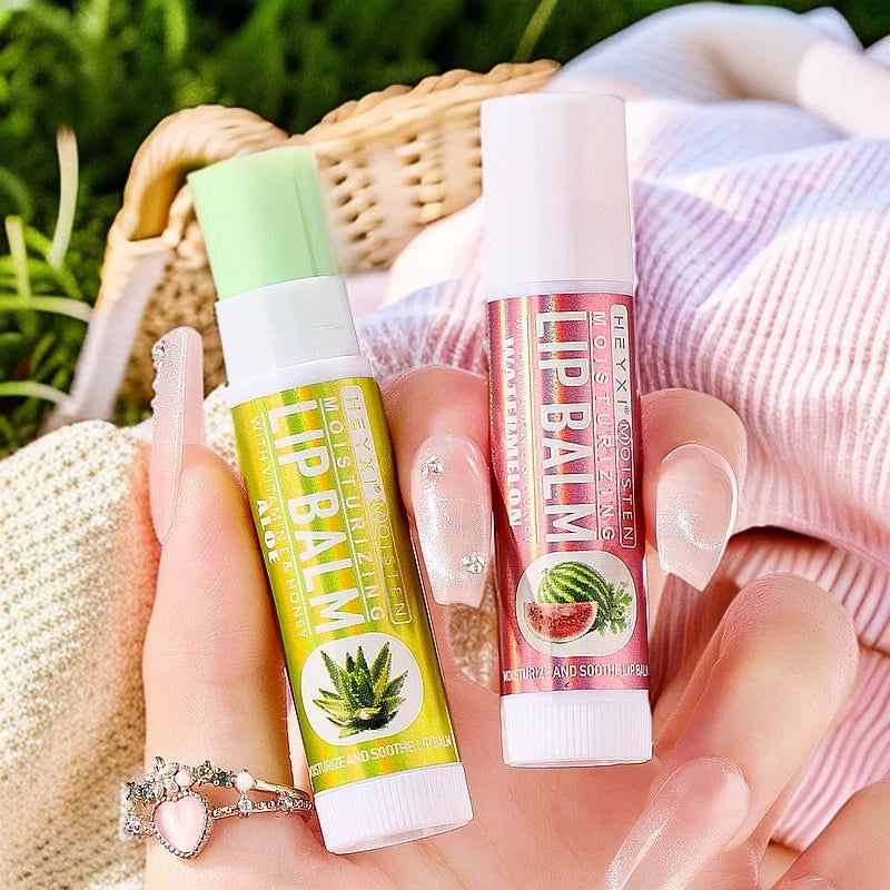 HEYXI 24-Piece Fruit Flavor Moisturizing Lip Balm Set