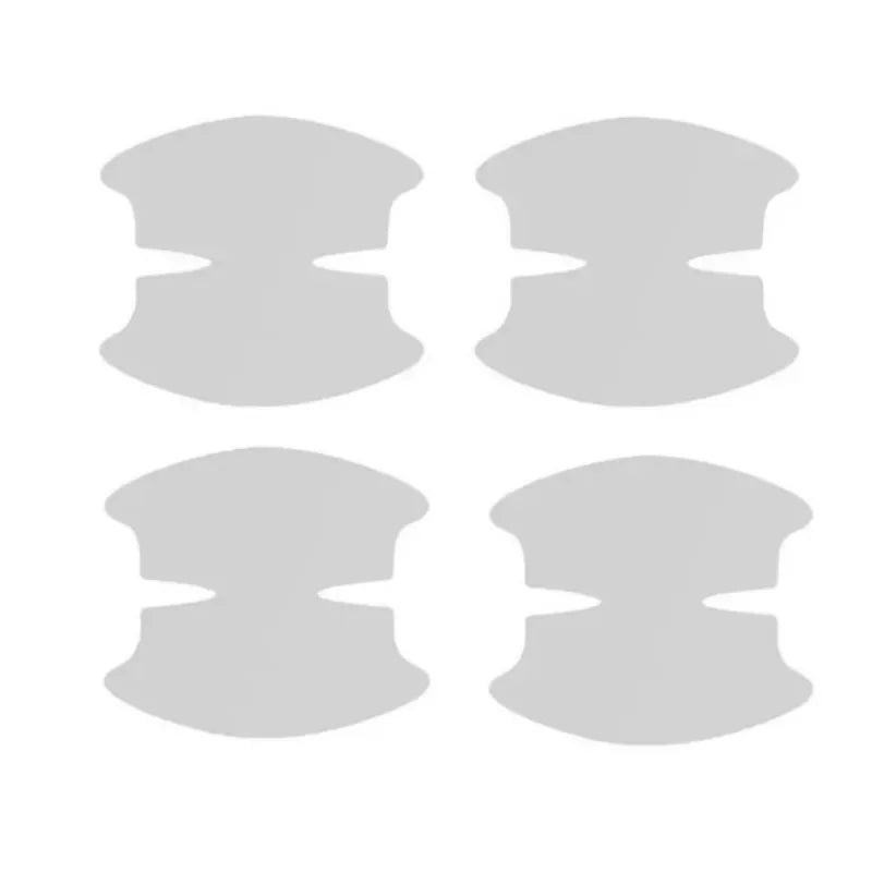 8PCS Universal Car Door Handle Bowl Scratch Protective Stickers Transparent Car Handle Anti-collision Protection Strip Peaceful Pleasures Health and Wellness