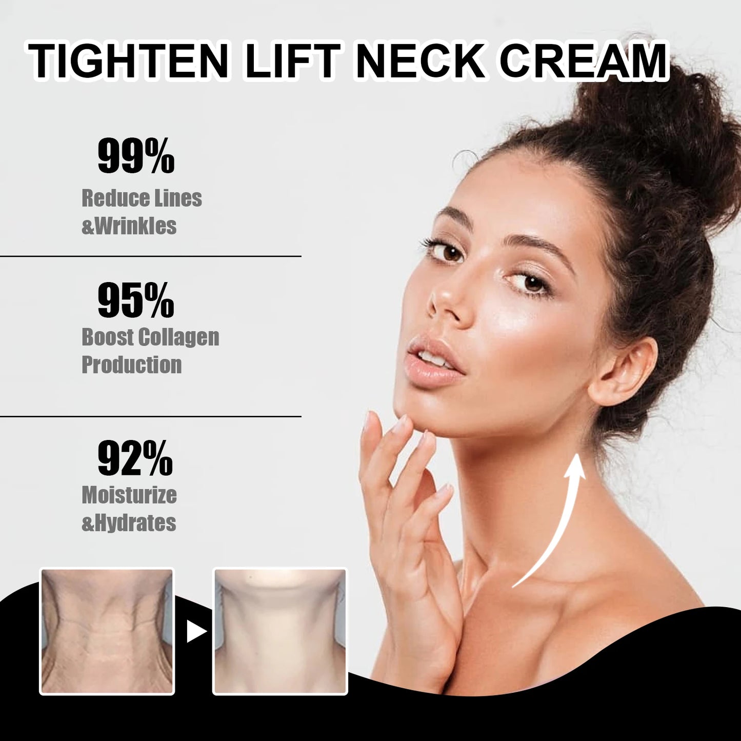 OUHOE Neck Firming Cream – Anti-Wrinkle Lifting Moisturizer 50g
