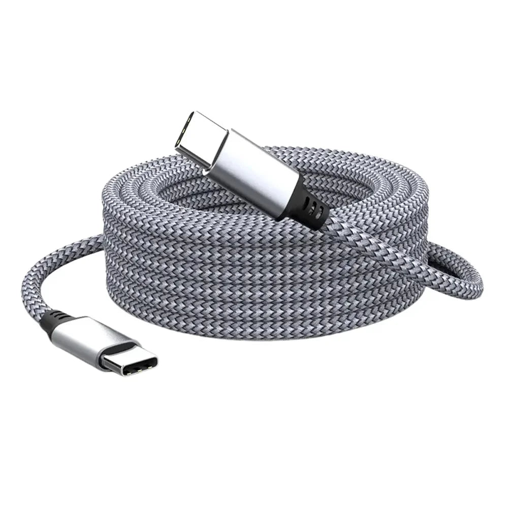 USB-C to C 60W Fast Charging Braided Cable 1M–8M | PD