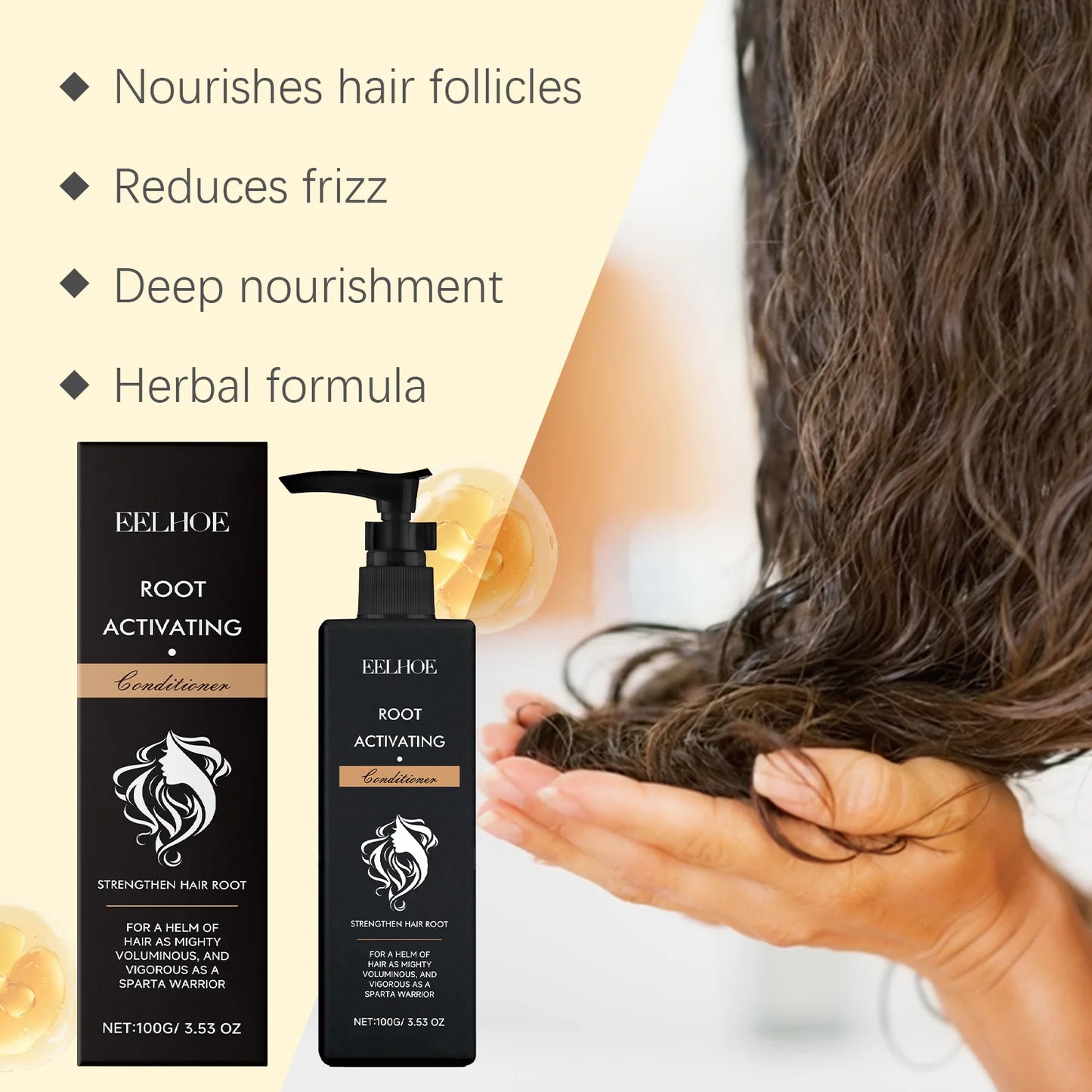 Eelhoe Nourishing Conditioner – Moisturizing Anti-Frizz Hair Care