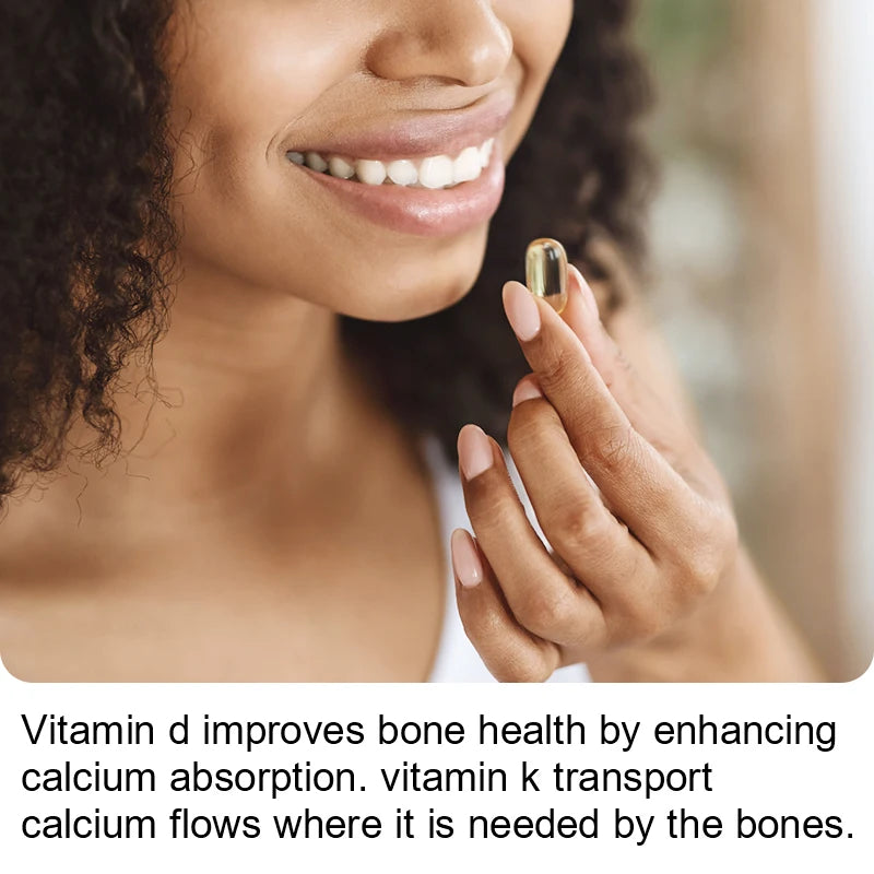 Vitamin D3 K2 Capsules – Bone, Heart & Immune Support Peaceful Pleasures Health and Wellness