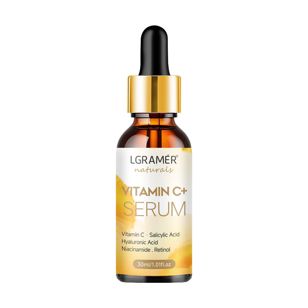 LGRAMER Vitamin C Face Serum – Hyaluronic Acid & Retinol