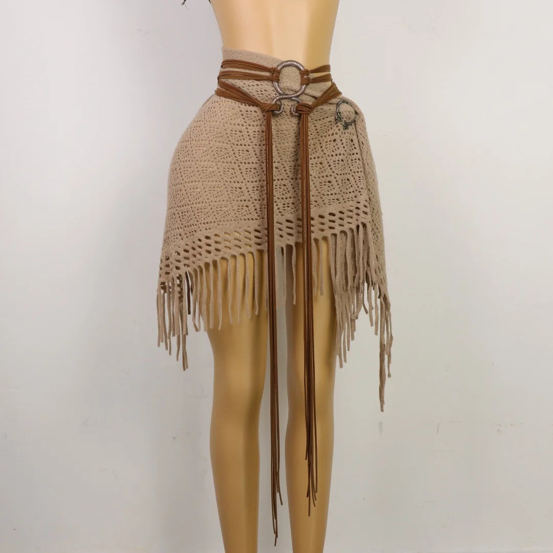 Viking Rope Belt Costume Women Medieval Troll Cross Witch Accessories