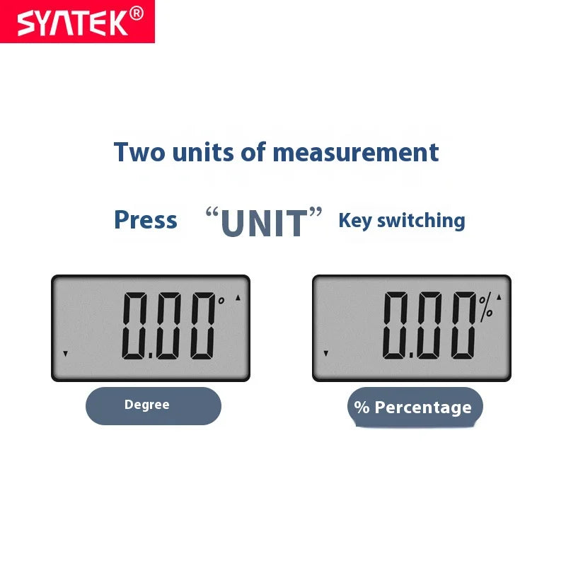 Digital Inclinometer, Level Meter, 360 High-Precision Leveling Ruler, Inclinometer, Tilt Box Peaceful Pleasures Health and Wellness