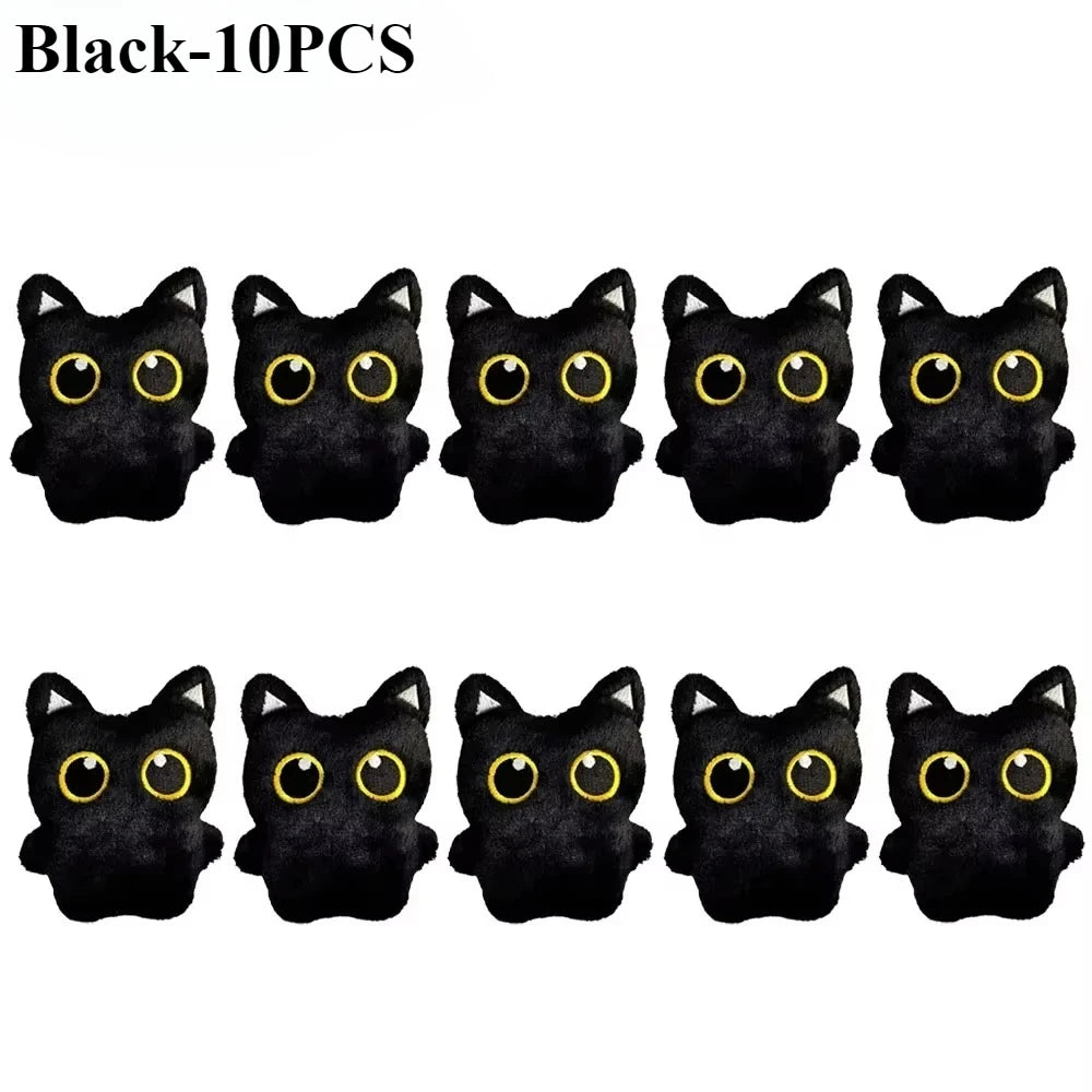 Cute Black Cat Plush Toy Doll Pendant & Gift – 1 to 20 Pack