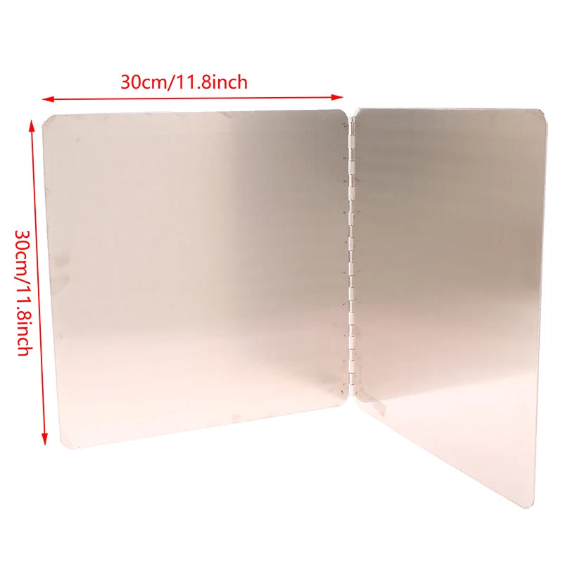 Foldable Stainless Steel Oil Splatter Guard Screen – 30cm