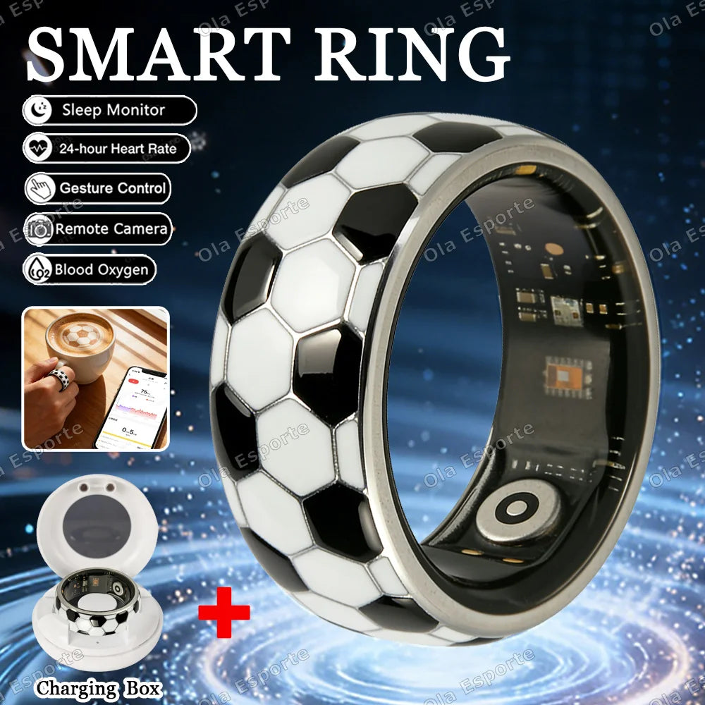 Ola Esporte Football Smart Ring – Heart Rate & Health Monitor