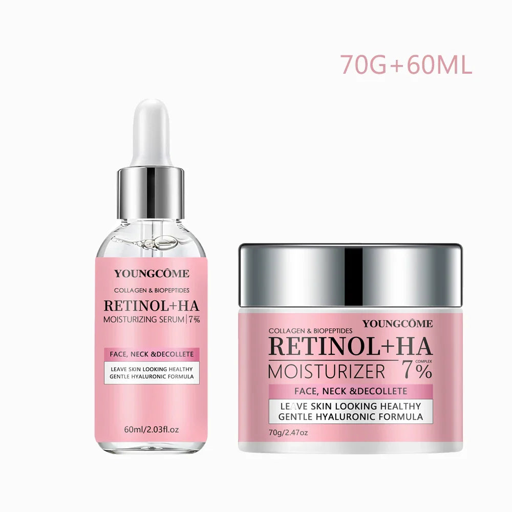 YOUNGCOME Collagen Retinol Moisturizer Serum & Cream | Hyaluronic