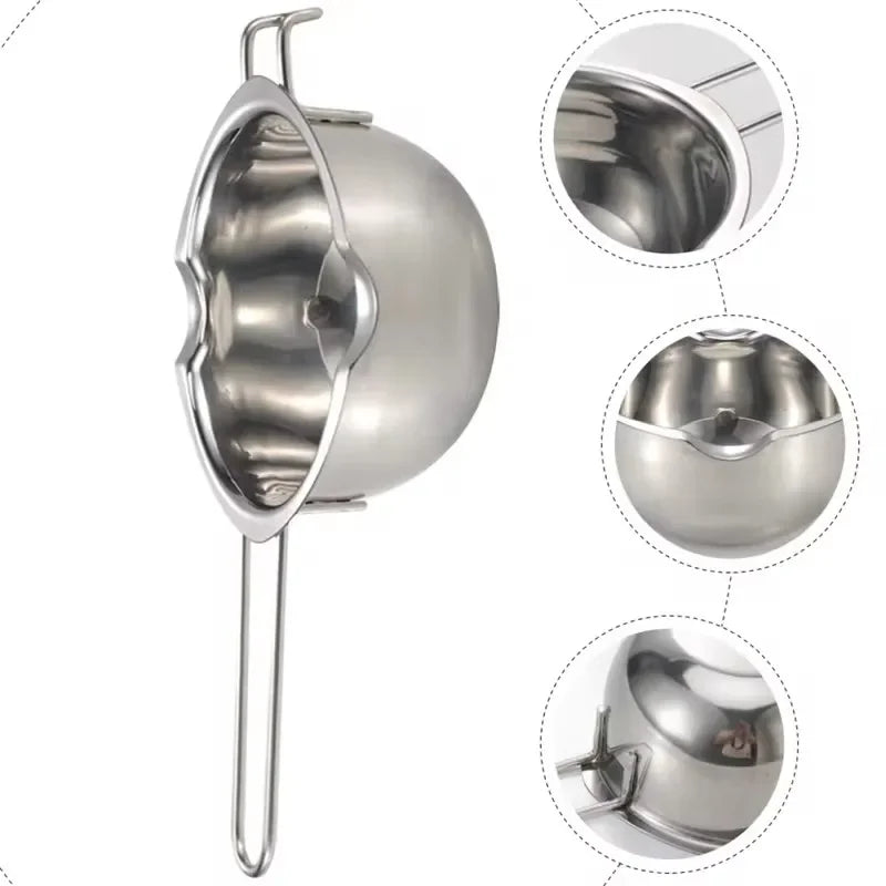 Stainless Steel Candle Wax Melting Boiler Pot with Heat Resistant Handle for Melting Chocolate Candy and Candle Making Supplies Peaceful Pleasures Health and Wellness