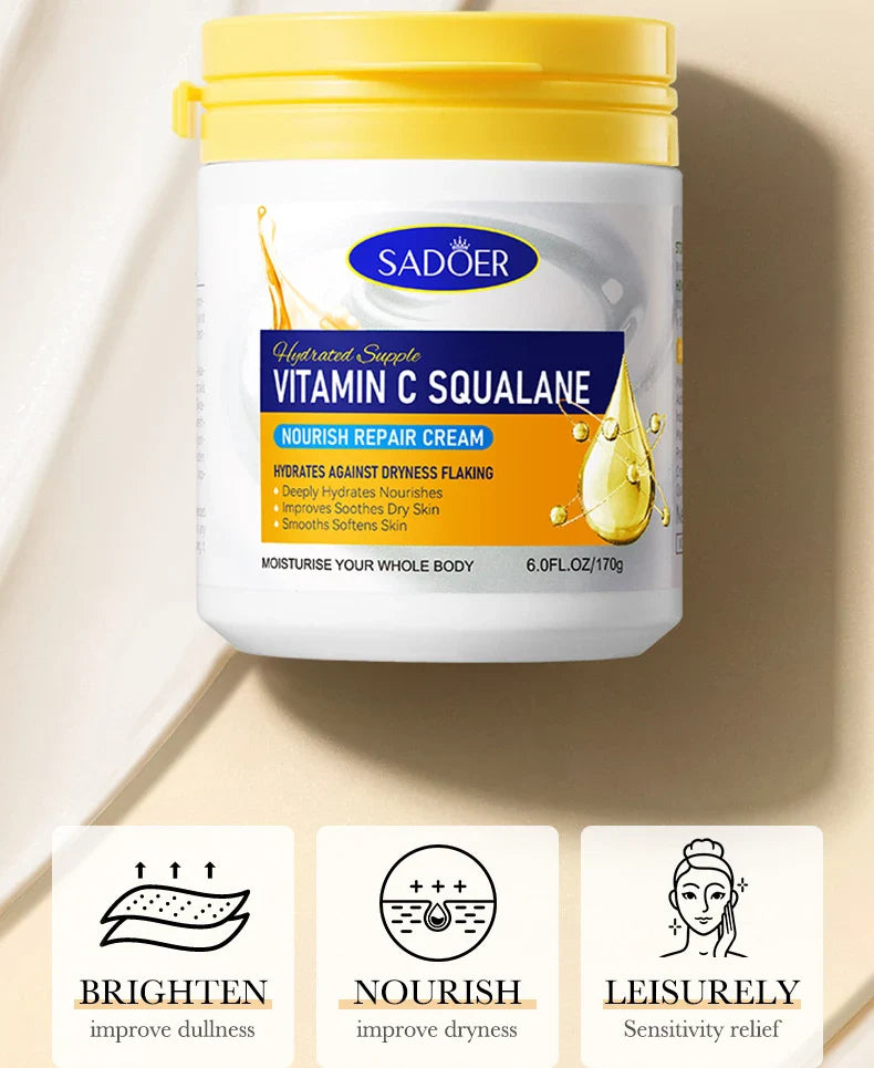 Vitamin C Squalane Nourishing Face Cream 170g – Brightening