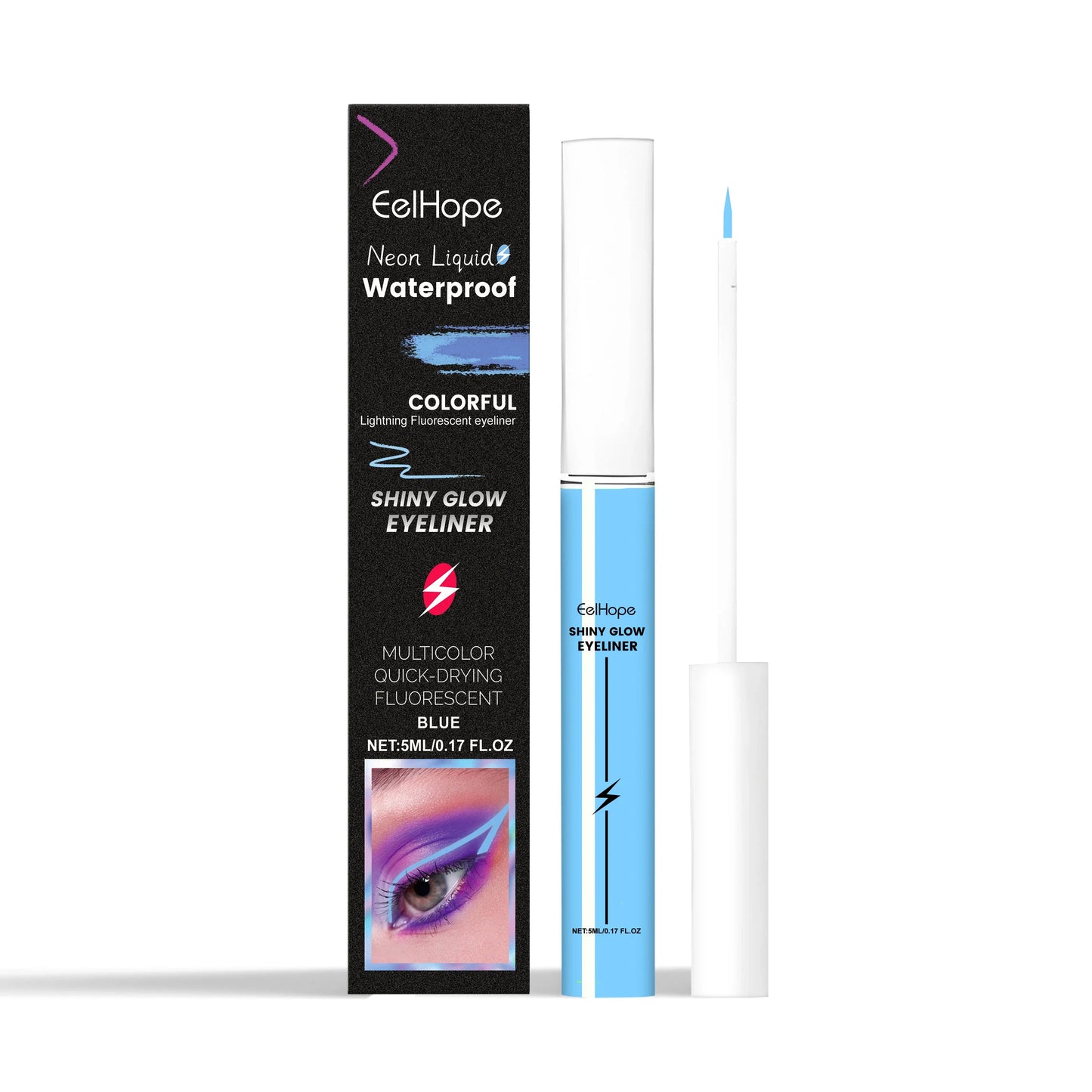 Eelhope Eye Shadow Palette & Waterproof Eyeliner Set – 8+ Colors