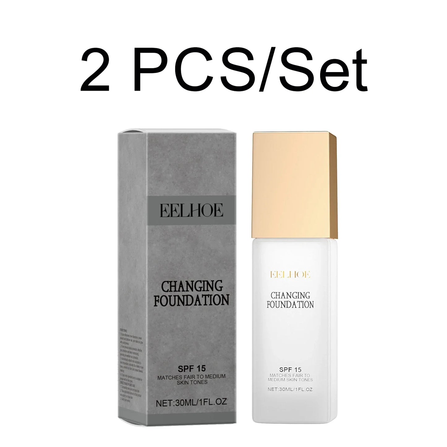 Colour Changing Foundation SPF 15 | Full Coverage 30ml