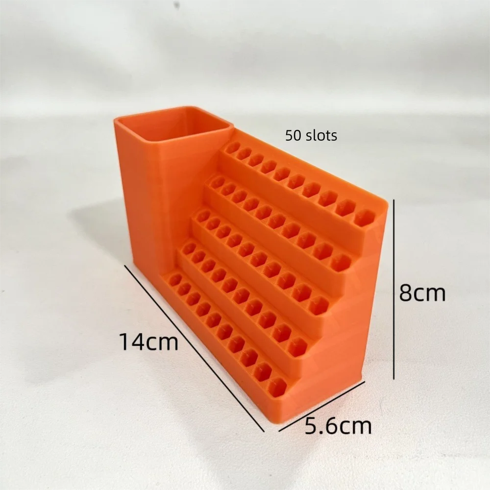Screwdriver Bit Organizer Rack – 20/25/50/100 Hole Holder