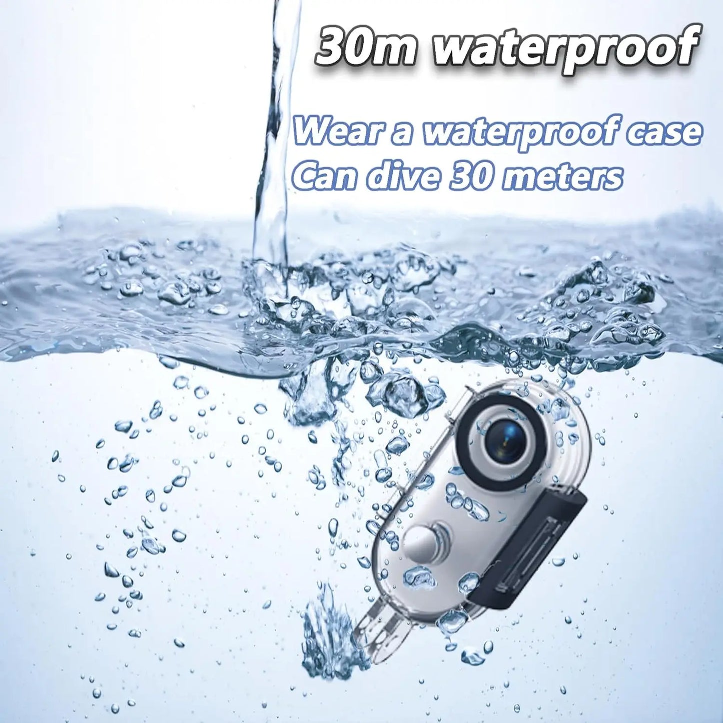 H88 Action Camera Accessories – Mounts, Buckles & Waterproof Case